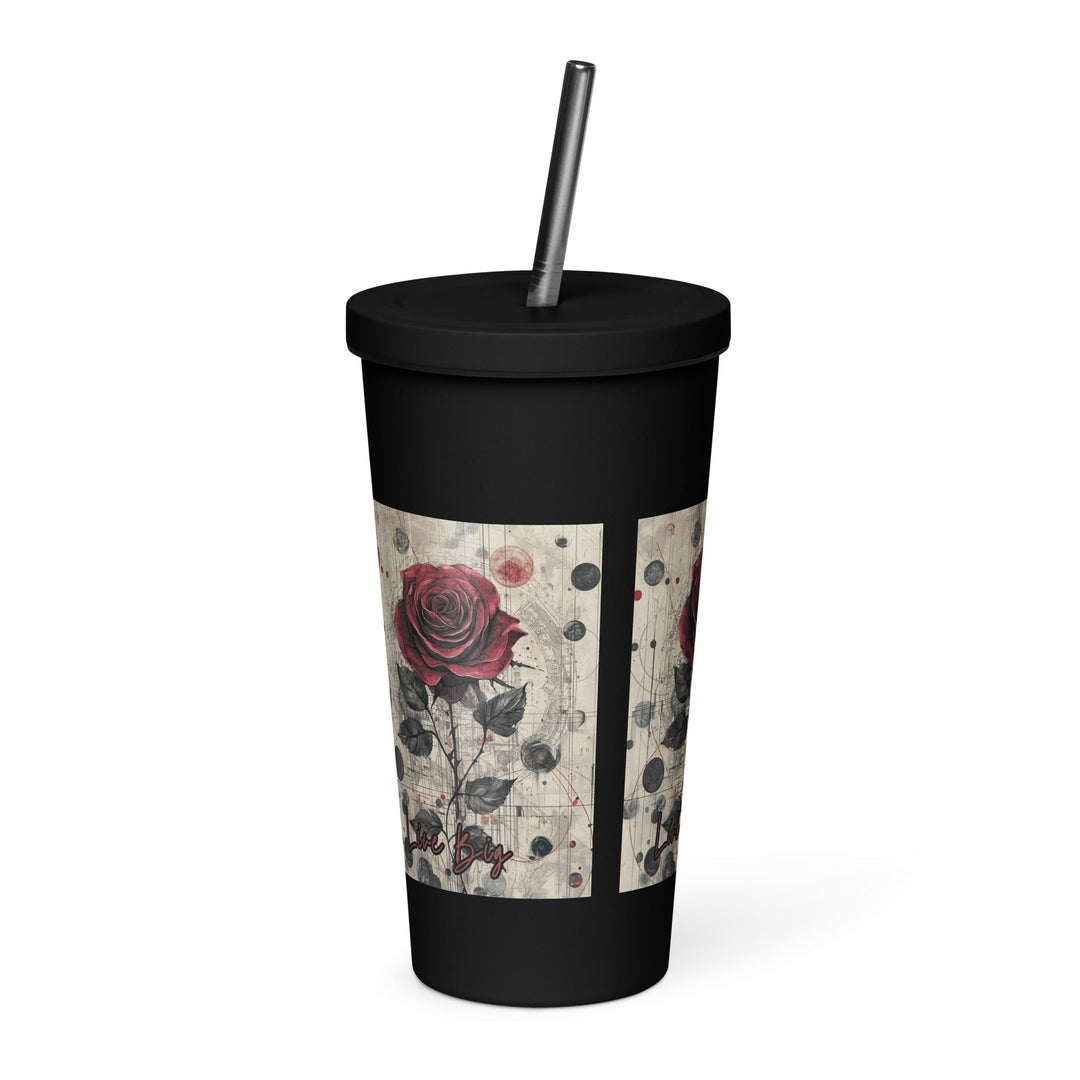 Insulated tumbler with a straw - Polendo Design