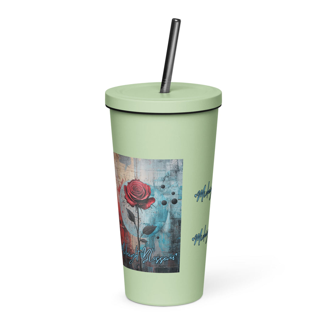 Insulated tumbler with a straw - Polendo Design