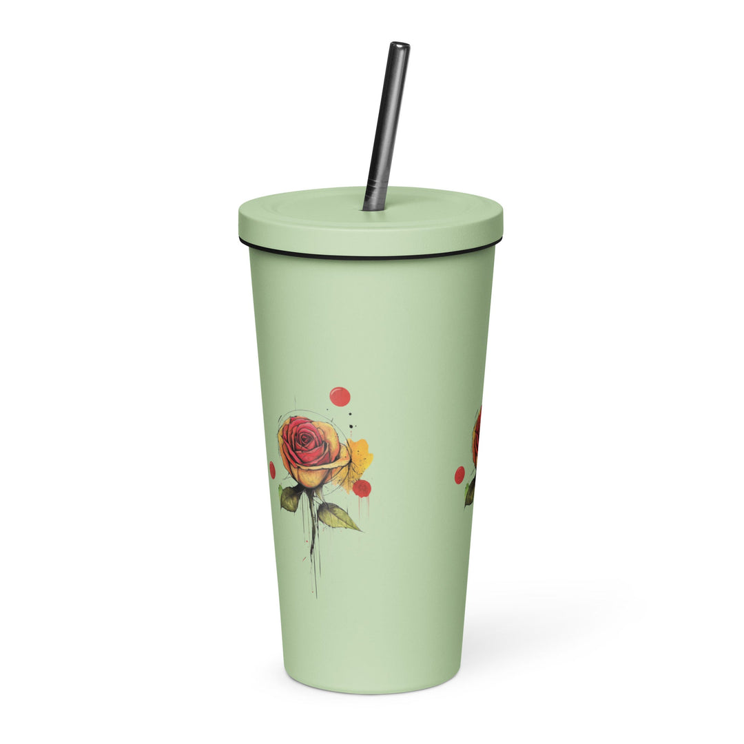 Insulated tumbler with a straw - Polendo Design