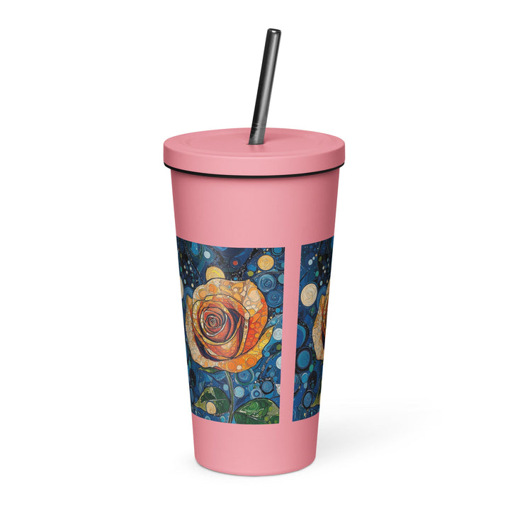 Insulated tumbler with a straw - Polendo Design