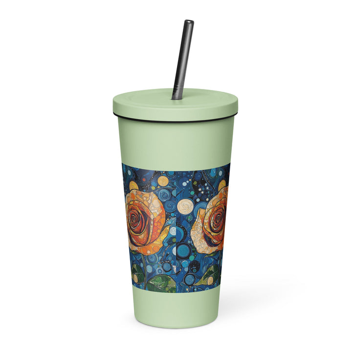 Insulated tumbler with a straw - Polendo Design