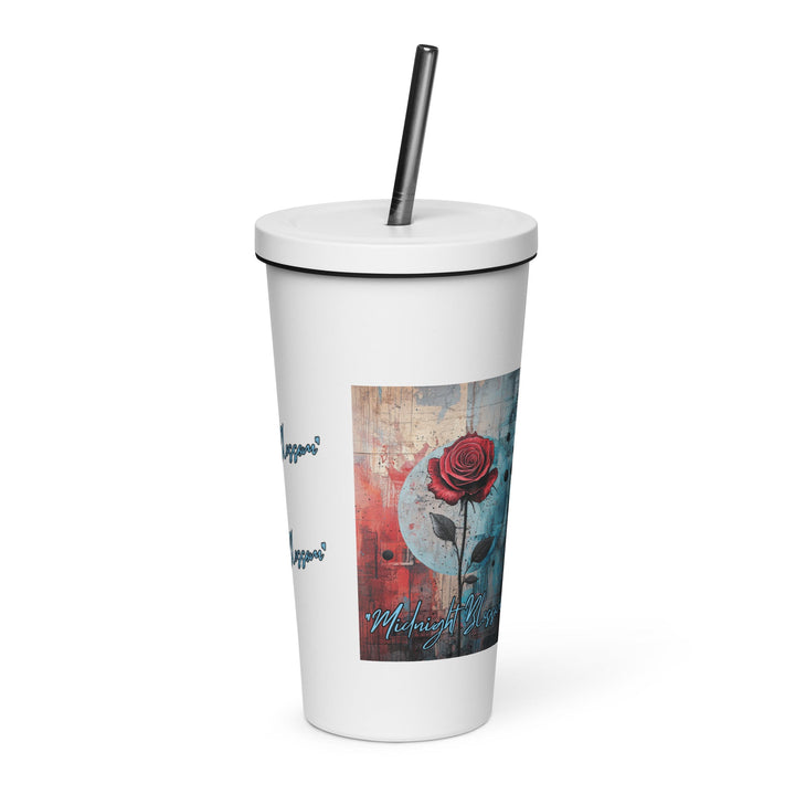 Insulated tumbler with a straw - Polendo Design