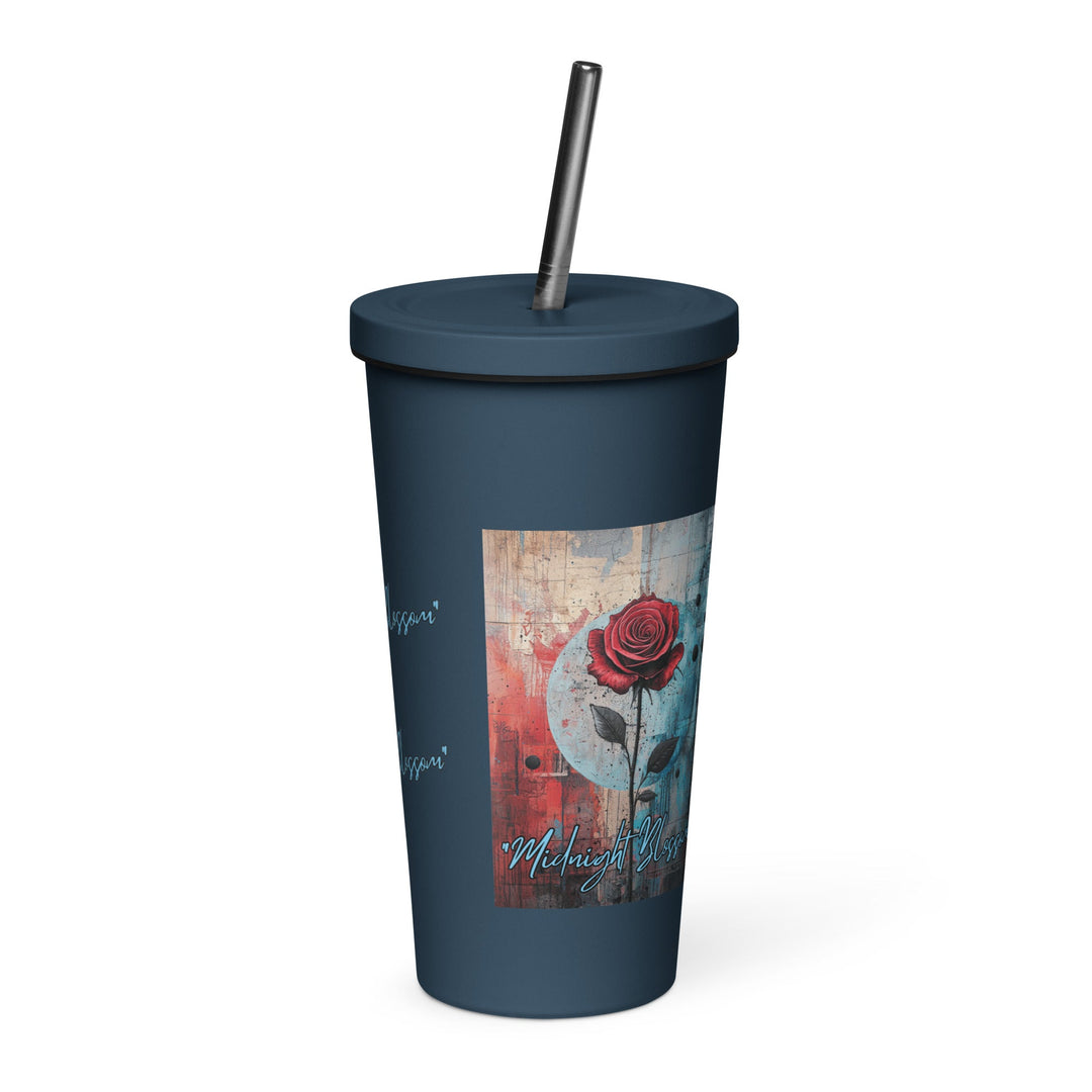 Insulated tumbler with a straw - Polendo Design