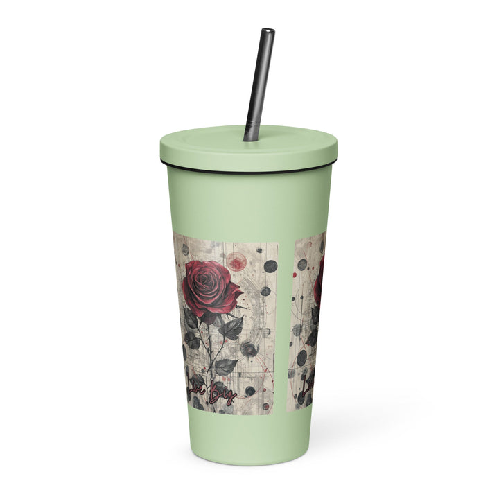 Insulated tumbler with a straw - Polendo Design