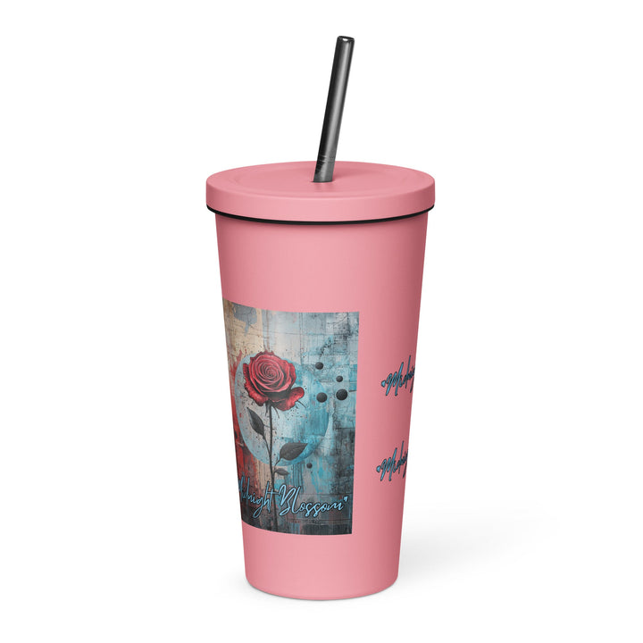 Insulated tumbler with a straw - Polendo Design