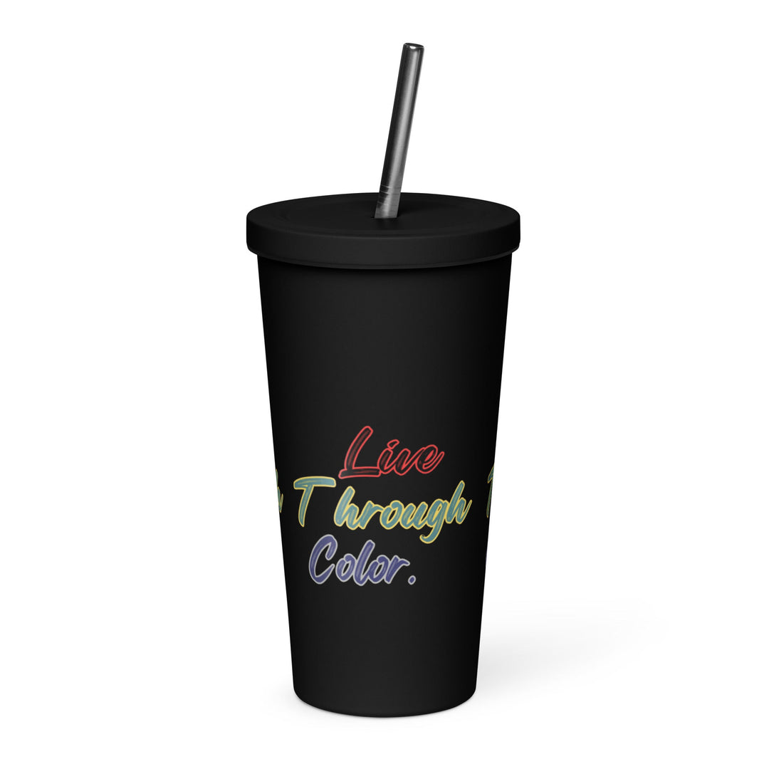 Insulated tumbler with a straw - Polendo Design