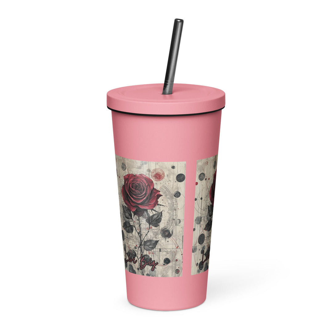 Insulated tumbler with a straw - Polendo Design