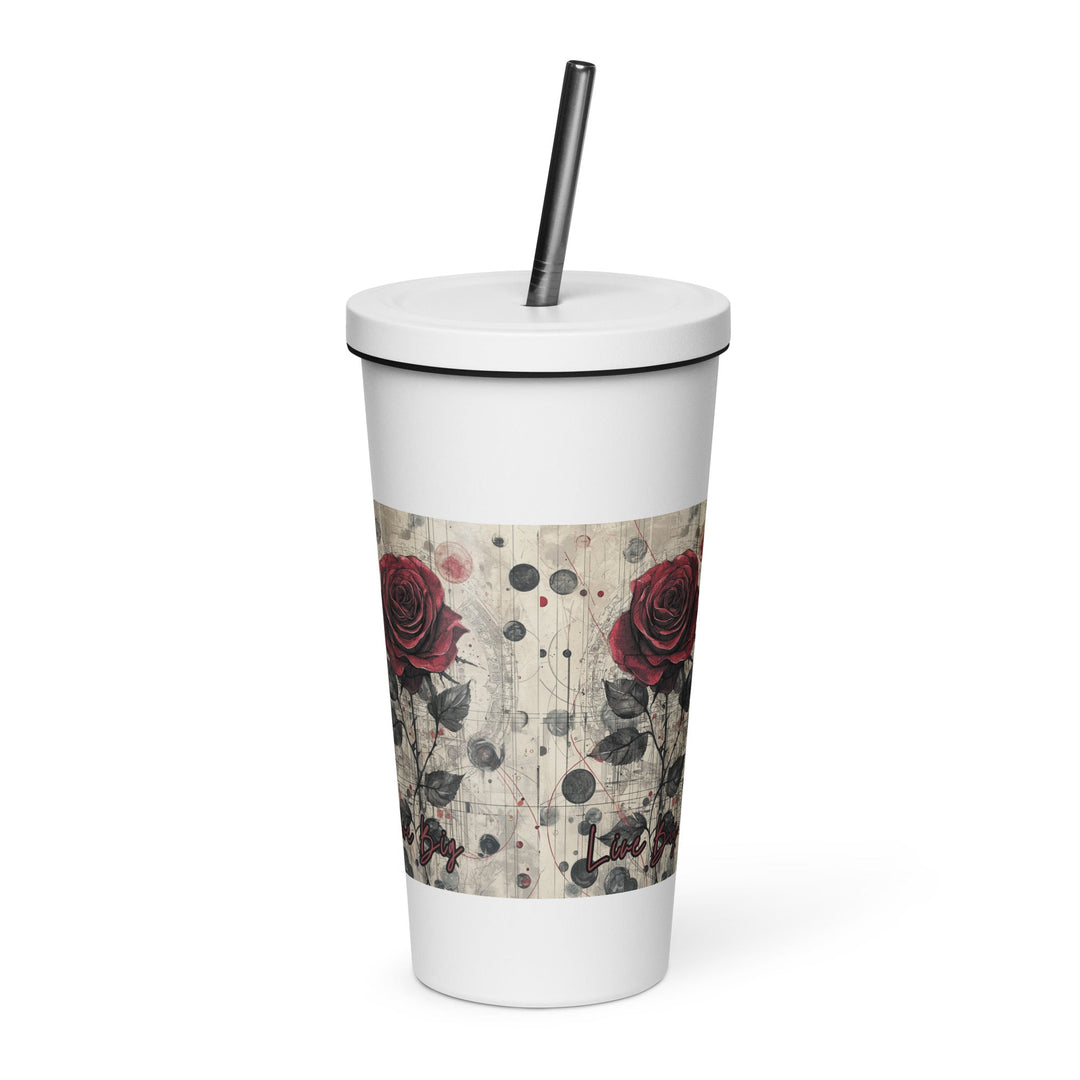 Insulated tumbler with a straw - Polendo Design