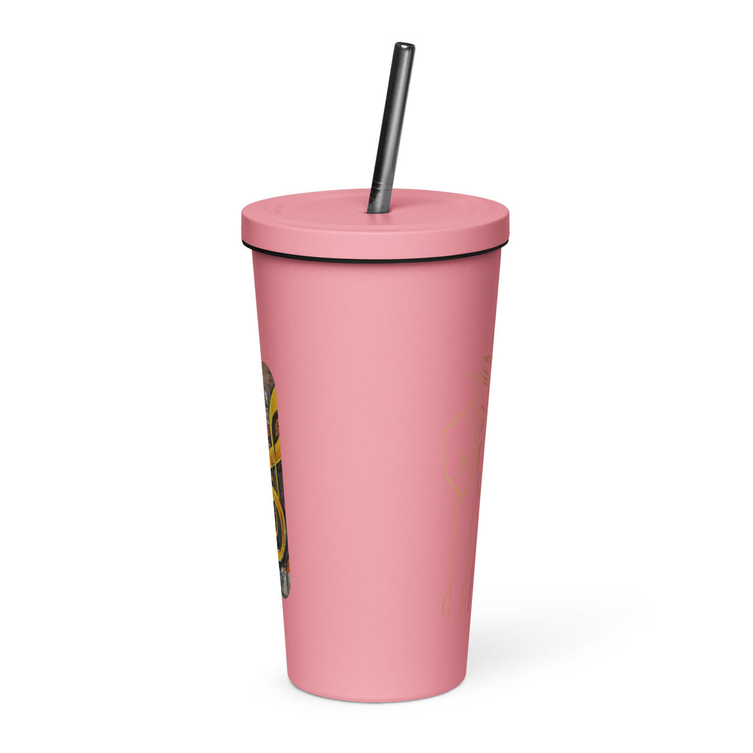 Insulated tumbler with a straw - Polendo Design