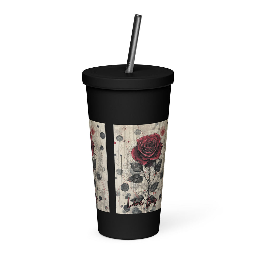 Insulated tumbler with a straw - Polendo Design