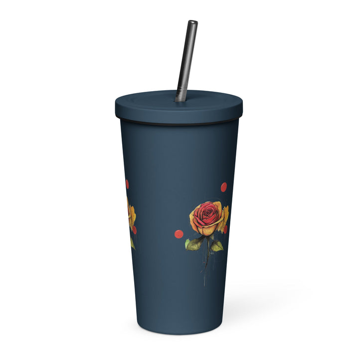 Insulated tumbler with a straw - Polendo Design