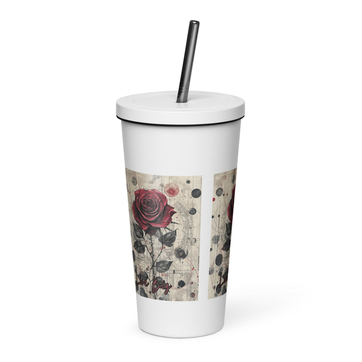 Insulated tumbler with a straw - Polendo Design