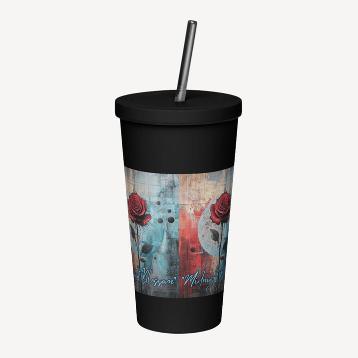 Insulated tumbler with a straw - Polendo Design