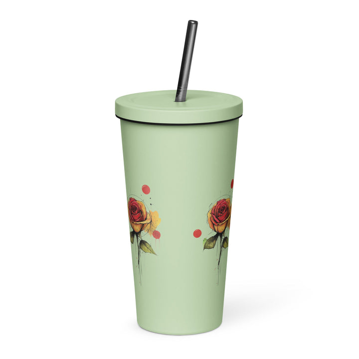 Insulated tumbler with a straw - Polendo Design