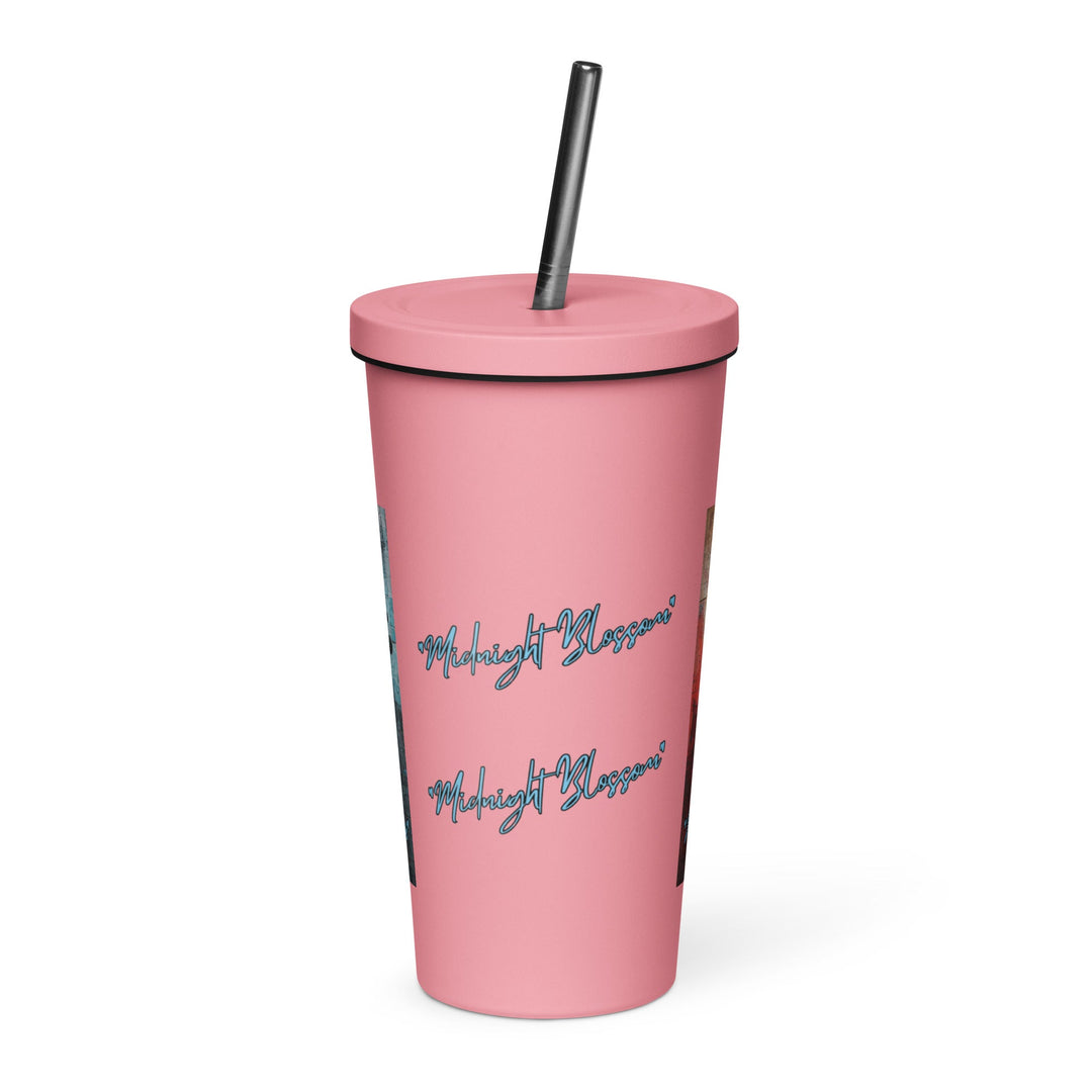 Insulated tumbler with a straw - Polendo Design