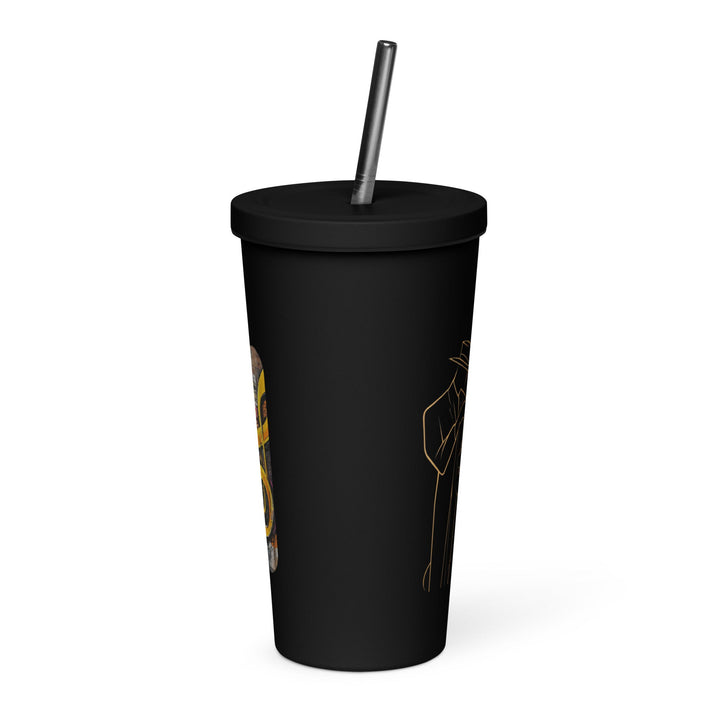 Insulated tumbler with a straw - Polendo Design