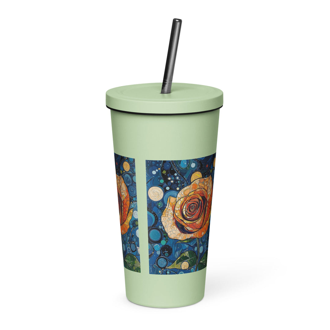 Insulated tumbler with a straw - Polendo Design