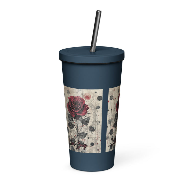 Insulated tumbler with a straw - Polendo Design