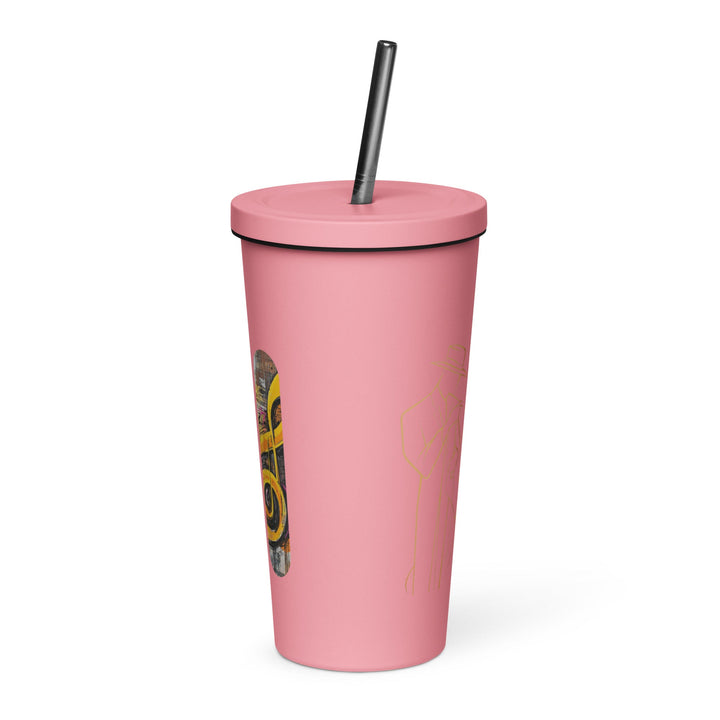 Insulated tumbler with a straw - Polendo Design