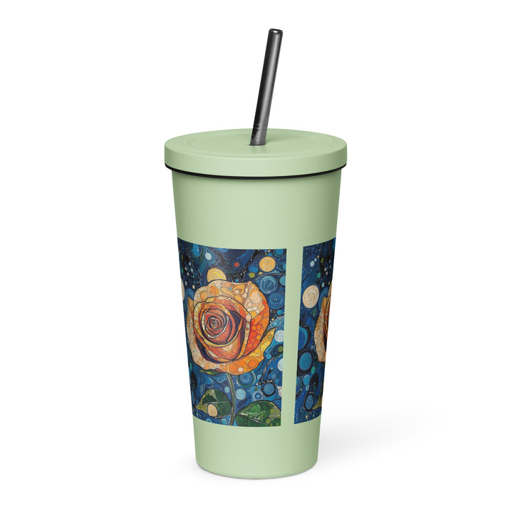 Insulated tumbler with a straw - Polendo Design