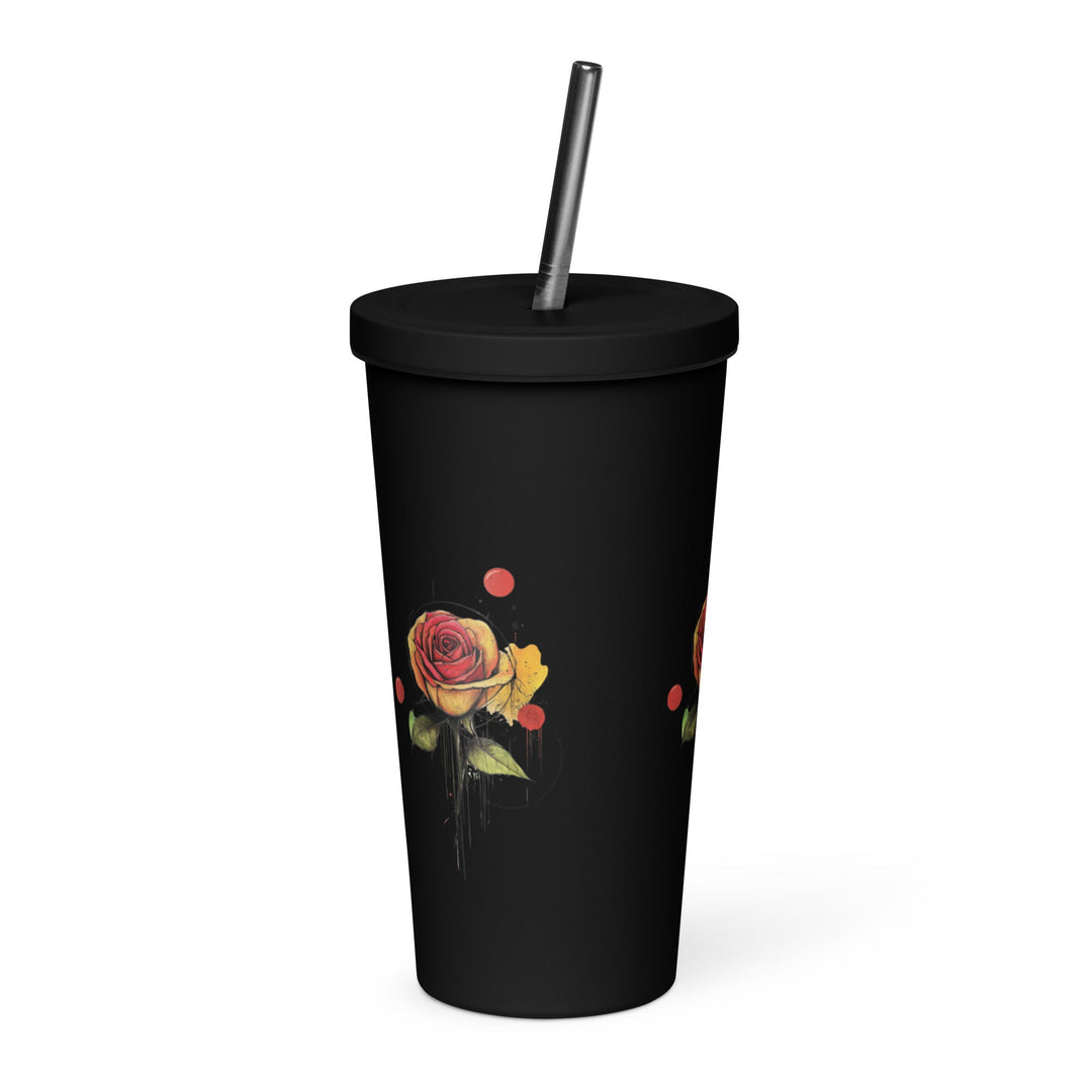 Insulated tumbler with a straw - Polendo Design