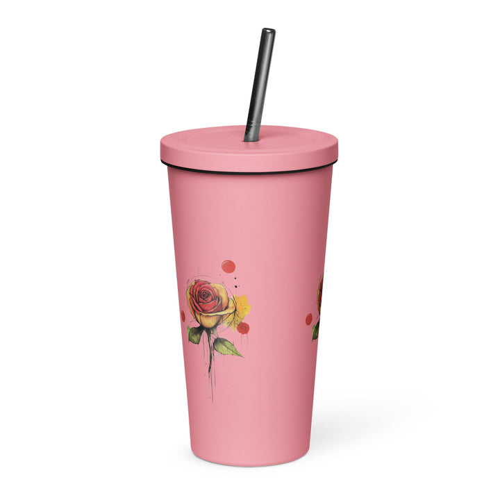 Insulated tumbler with a straw - Polendo Design