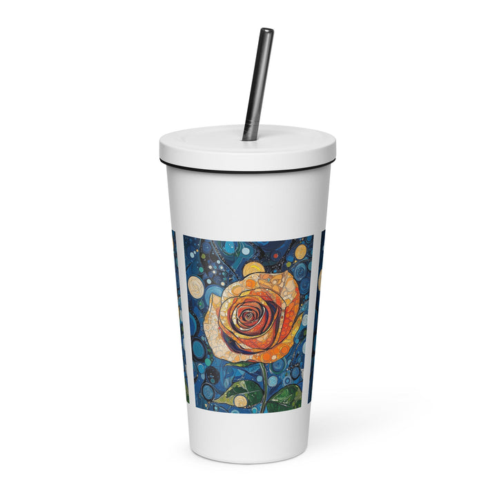 Insulated tumbler with a straw - Polendo Design