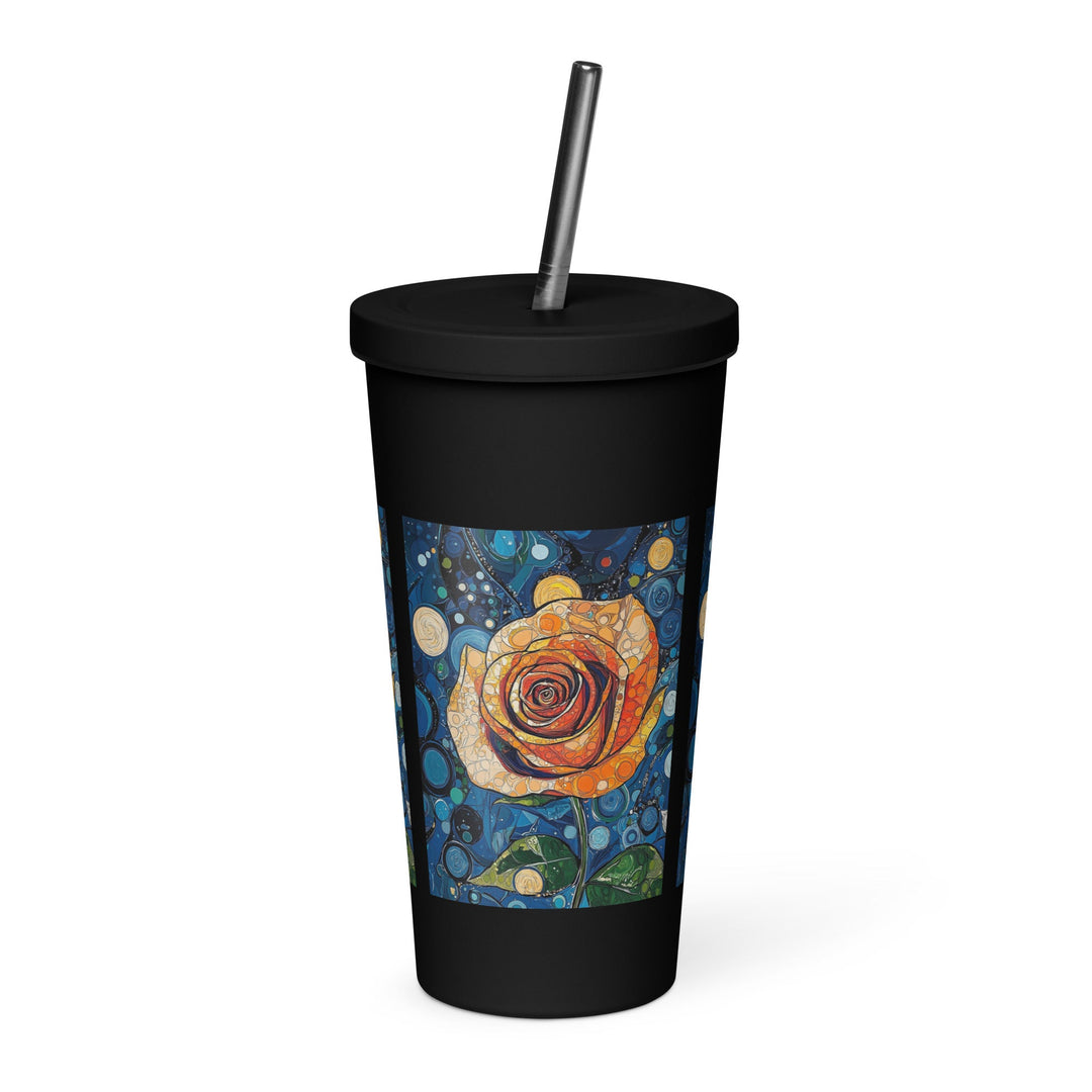 Insulated tumbler with a straw - Polendo Design