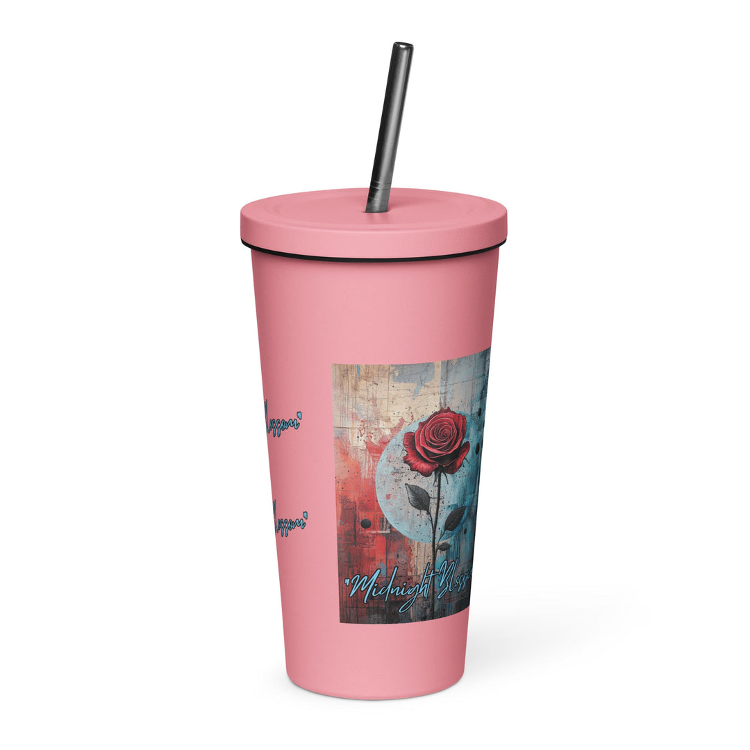 Insulated tumbler with a straw - Polendo Design