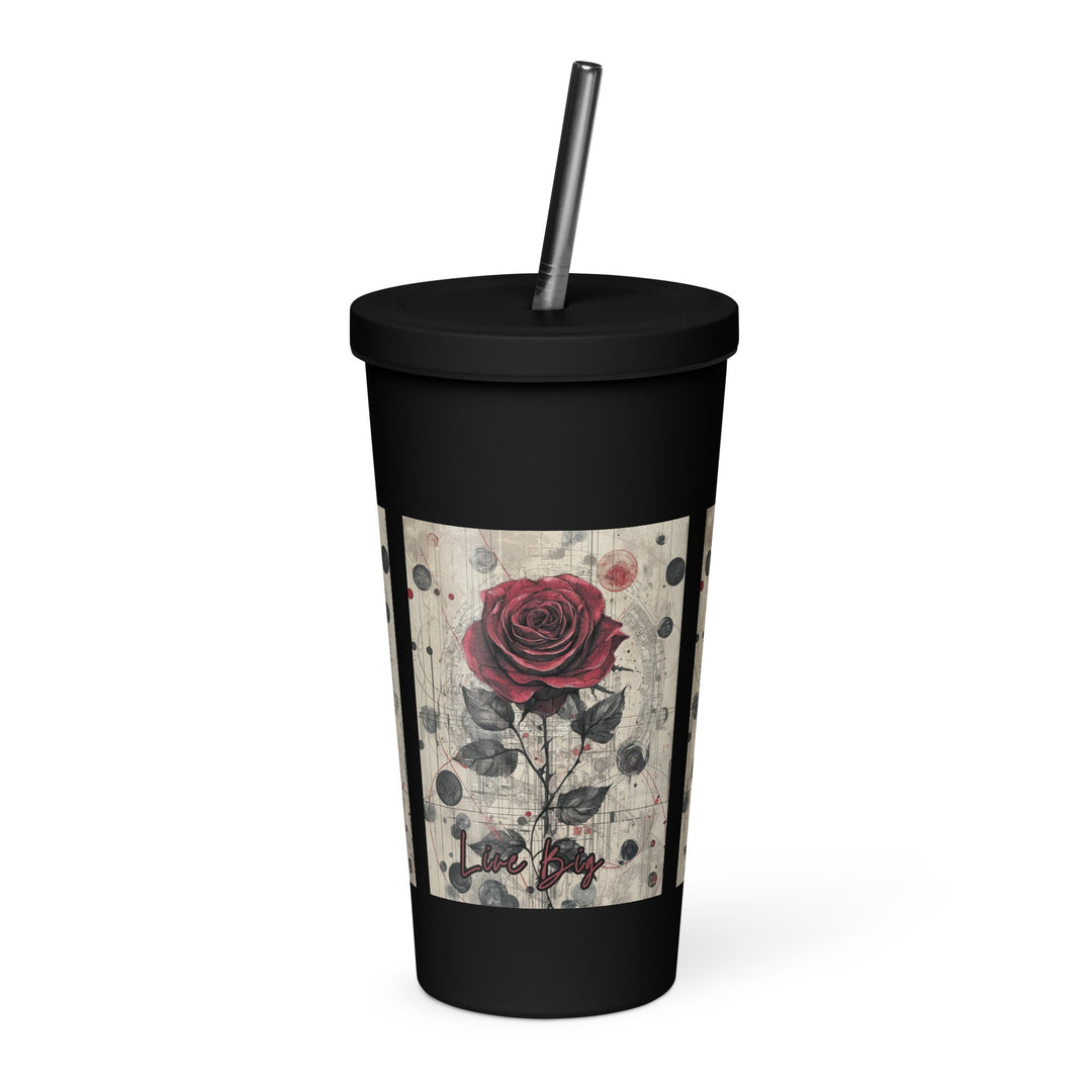 Insulated tumbler with a straw - Polendo Design