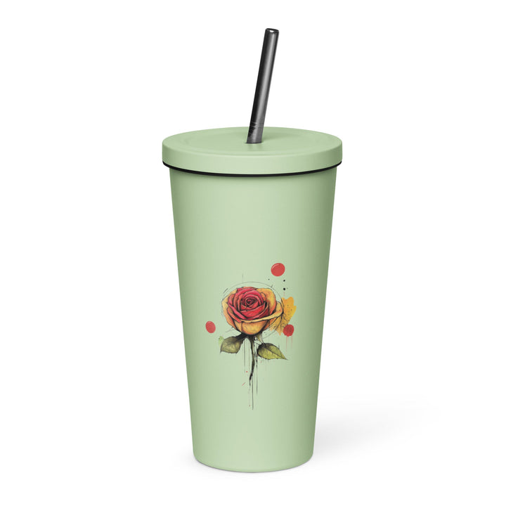 Insulated tumbler with a straw - Polendo Design