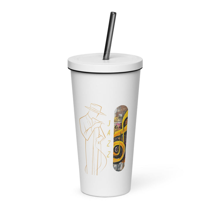 Insulated tumbler with a straw - Polendo Design