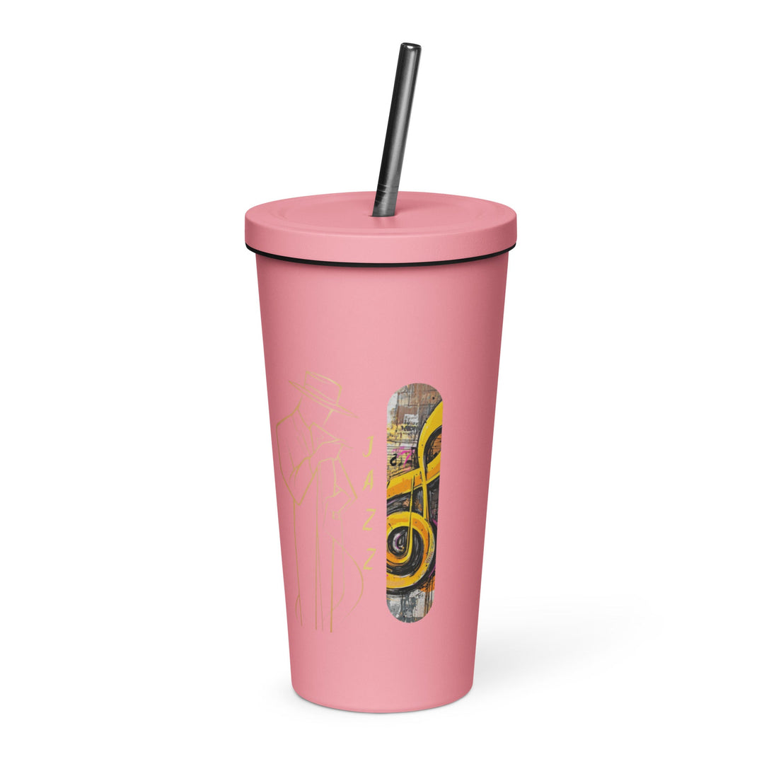 Insulated tumbler with a straw - Polendo Design