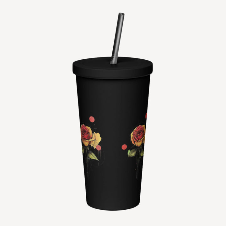 Insulated tumbler with a straw - Polendo Design