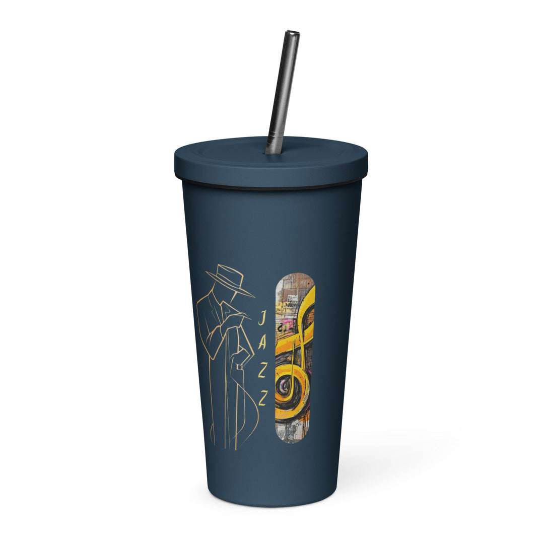 Insulated tumbler with a straw - Polendo Design