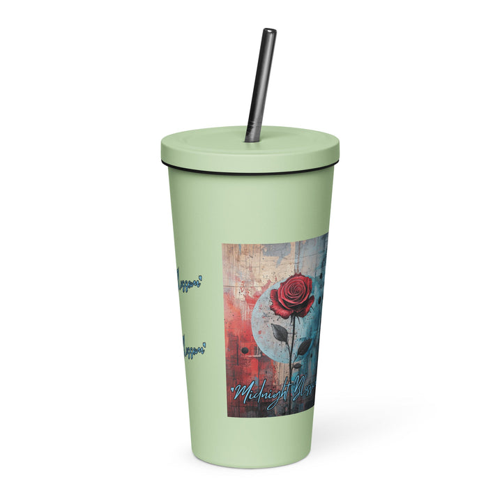 Insulated tumbler with a straw - Polendo Design