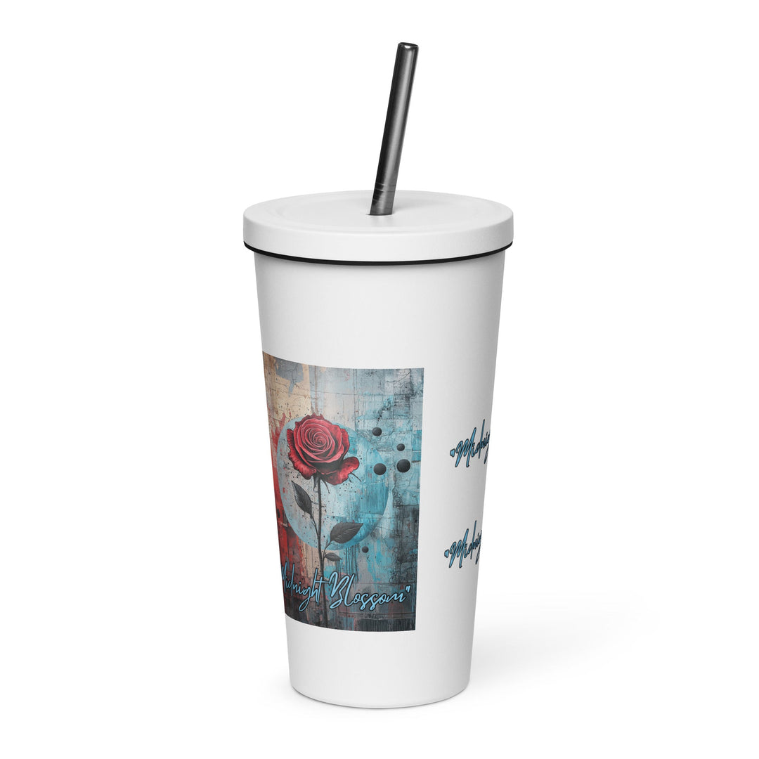 Insulated tumbler with a straw - Polendo Design