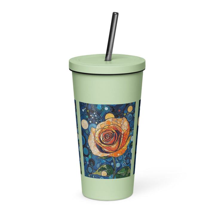 Insulated tumbler with a straw - Polendo Design