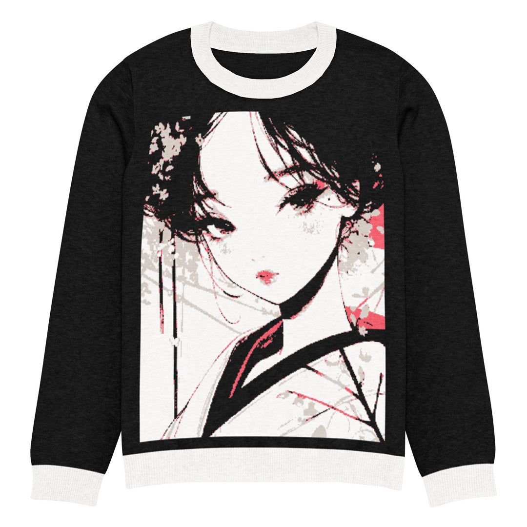 Knitted crew neck sweater - Polendo Design