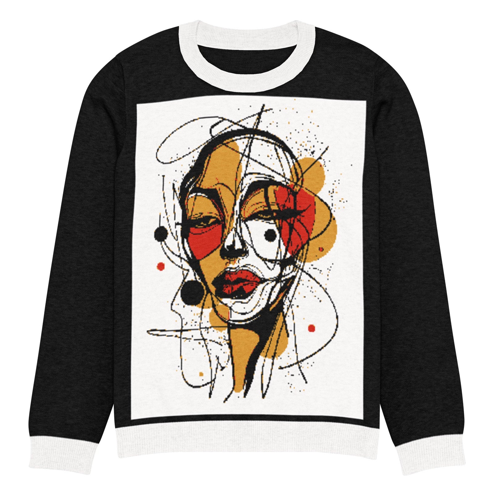 Knitted crew neck sweater - Polendo Design