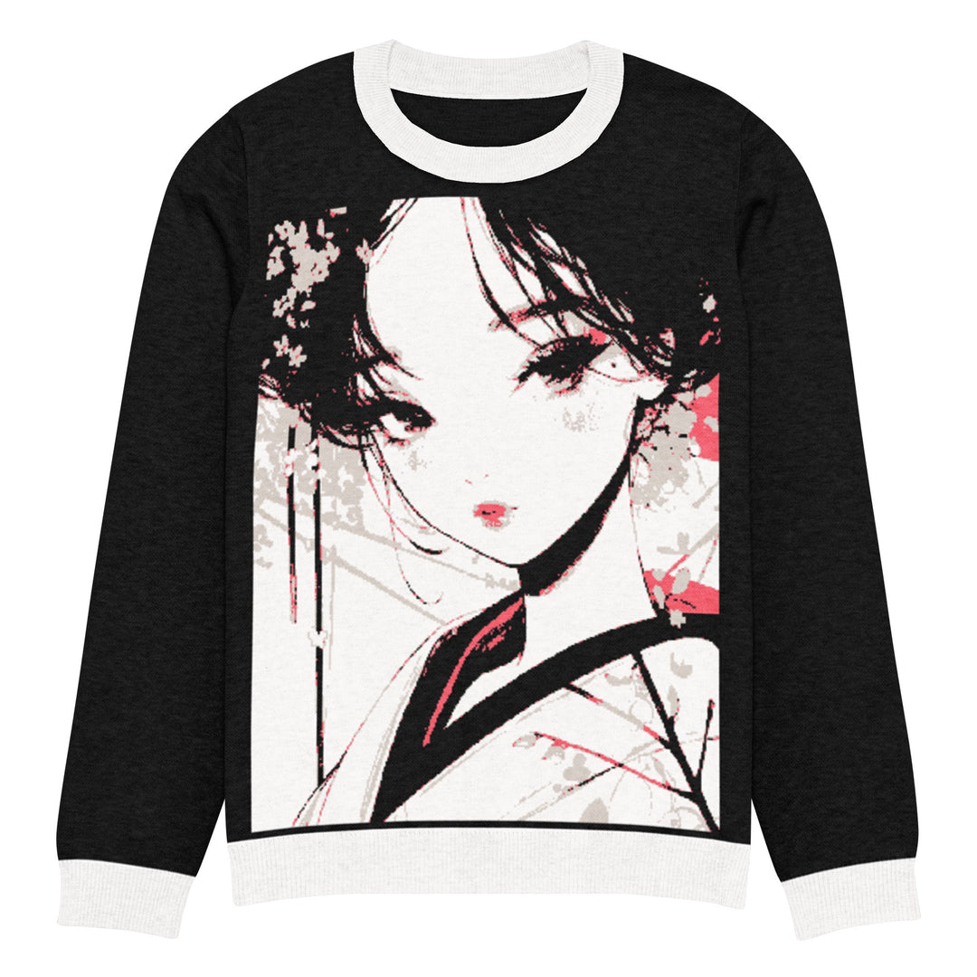 Knitted crew neck sweater - Polendo Design