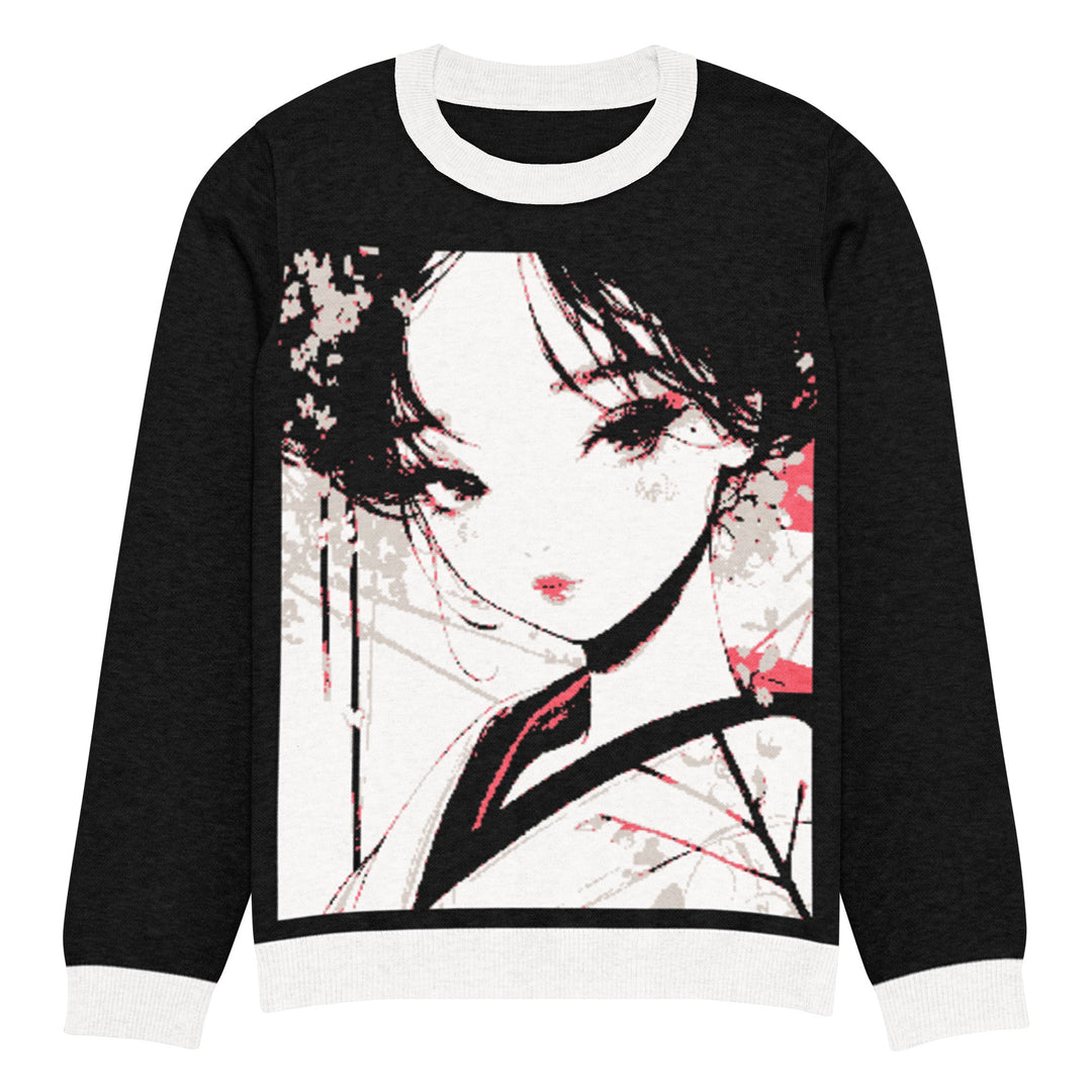 Knitted crew neck sweater - Polendo Design