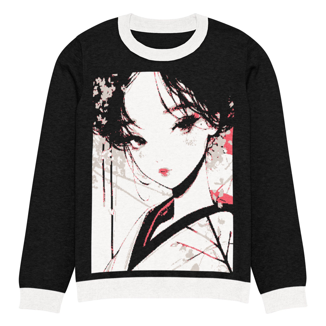 Knitted crew neck sweater - Polendo Design