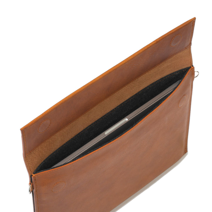 Leather Bag for MacBook - The Minimalist 2.0 - Polendo Design