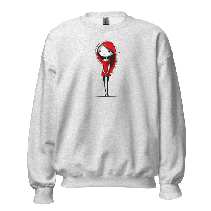 Little Red Heart Unisex Sweatshirt - Polendo Design