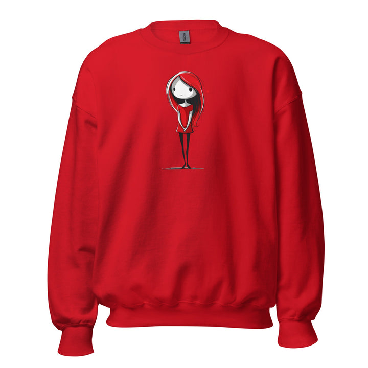 Little Red Heart Unisex Sweatshirt - Polendo Design