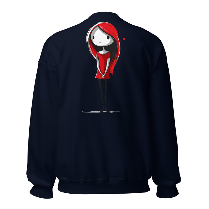 Little Red Heart Unisex Sweatshirt - Polendo Design