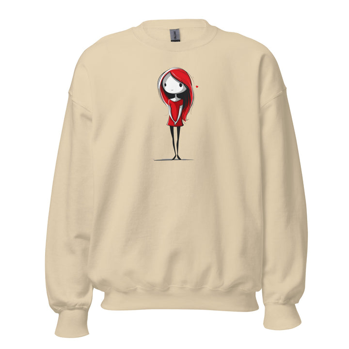 Little Red Heart Unisex Sweatshirt - Polendo Design