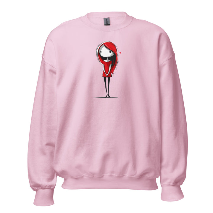Little Red Heart Unisex Sweatshirt - Polendo Design