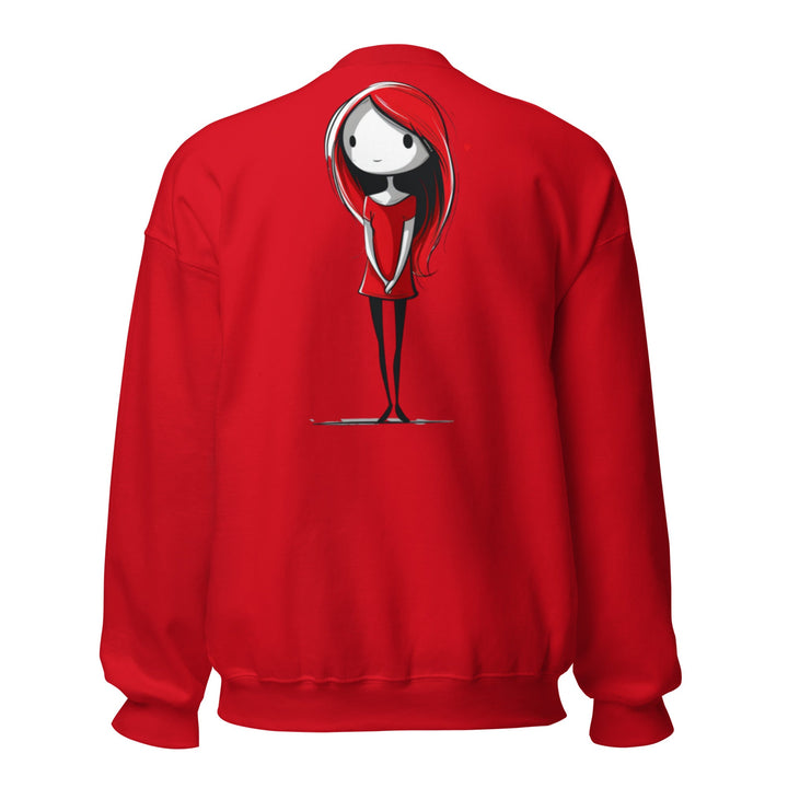 Little Red Heart Unisex Sweatshirt - Polendo Design